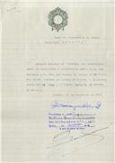 Registo de velocípede de marca Olga com motor Cuciolo, com o nº 6248, em nome de Miguel Pedro dos Anjos, morador em Várzea de Sintra.