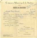 Registo de velocípede de marca Raio, com o nº 7208, em nome de Manuel Brás Silvestre, morador em Anços.