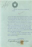 Carta dirigida ao Administrador do Concelho de Sintra, proveniente de António José Rabeco, residente no Mucifal, apresentando queixa contra o guarda de propriedades Amaro José Baleia do Mucifal, por ele não zelar pelas suas propriedades.