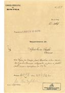 Ampliação de moradia em Almargem do Bispo em nome de Alfredo Simões Canelas, com o Processo nº OB 168/1922, com a licença de construção nº 89 de 30/03/1922.