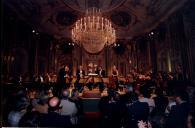 Concerto de Maria João Pires, Augustin Dumay, Gérard Caussé, Ariane Granjon e Jian Wang durante o Festival de Musica de Sintra, na sala da música do Palácio Nacional de Queluz.