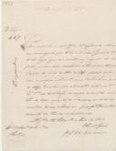 Ofício do Secretário Geral da 3ª Repartição da Administração Central de Lisboa, Jorge Dias Lopes de [Vasconcelos], ao Administrador do Concelho de Sintra, informando que se acham concluídos os lançamentos da décima do ano de 1840 a 1841.