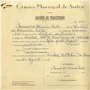 
Registo de velocípede de marca Aprilia com motor Cuciolo, com o nº 5948, em nome de Manuel de Oliveira Pata, morador em Avª D. Francisco de Almeida, Sintra.