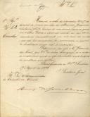 Circular de Henrique Gama Barros, Secretário Geral da 1ª Repartição do Governo Civil de Lisboa, ao Administrador do Concelho de Sintra, referente ao cabo Joaquim António, que pediu um ano de licença para gozar em Alhos Vedros e não se sabe do seu paradeiro.