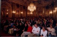 Concerto com a Orquestra de Câmara Escocesa, durante o festival de música de Sintra, na sala de música do Palácio Nacional de Queluz.