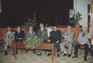 Rui Silva, presidente da Câmara Municipal de Sintra, Matinnho Miranda, presidente da Junta de freguesia de São Matinho, e Francisco Hermínio Santos no aniversário da Sociedade União Sintrense.