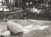 Fonte junto à estrada da Peninha na serra de Sintra.