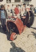 Exposição de carros antigos no largo da Rainha Dona Amélia, Vila de Sintra.