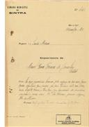 Construção de um prédio e de um barracão em Sintra Manuel Ramos Ferreira de Carvalho, com o Processo nº OB 445/1920, com a licença de construção nº 102 de 04/06/1921.
