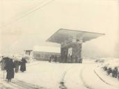 Bombas de gasolina do Ramalhão aquando de um nevão.