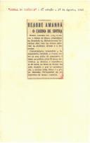 Noticia publicada pelo "Jornal do Comércio" anunciando a reabertura do Casino no dia 18 de agosto de 1945.