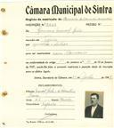 Registo de matricula de carroceiro de 2 ou mais animais em nome de Germano Manuel Grilo, morador na Tojeira, com o nº de inscrição 2232.