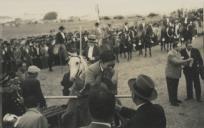 Jogos tradicionais na Festa de Alvarinhos.