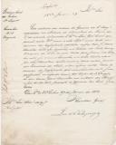 Circular do Secretário Geral do Governo Civil de Lisboa, Luis Albuquerque ao Administrador do Concelho de Sintra, pedindo para ser enviada uma nota do número de passaportes expedidos, para transitar entre o concelho e a cidade do Porto, durante o ano de 1850.