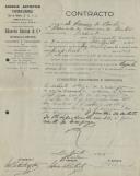 Contrato celebrado entre a Sociedade de Turismo de Sintra Lda e a Agência Artística Internacional para a atuação do humorista cómico Richard.