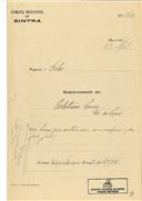 Construção de moradia em Belas em nome de Celestiano Gomes, com o Processo nº OB 160/1921, com a licença de construção nº 81 de 24/05/1921.