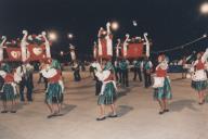 Desfile das marchas populares.