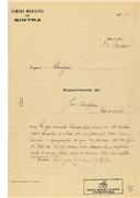Construção de prédio em Vale de Lobo em nome de José Serafim, com o Processo nº OB 40/1921, com a licença de construção nº 61 de 26/01/1921.