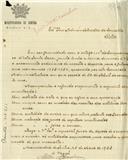 Ofício dirigido ao Administrador do Concelho de Sintra, proveniente do Vogal da Misericórdia de Sintra, referente ao orçamento ordinário da receita e despesa para o futuro ano económico de 1933-1934.