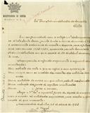 Ofício dirigido ao Administrador do Concelho de Sintra, proveniente do Vogal da Misericórdia de Sintra, referente ao orçamento ordinário da receita e despesa para o futuro ano económico de 1933-1934.