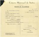 Registo de velocípede de marca Raio, com o nº 9666, em nome de Vítor Manuel da Costa, morador em Maceira.