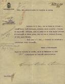 Ofício do Presidente da Comissão Administrativa da Câmara Municipal de Sintra, Henrique [...], ao Administrador do Concelho de Sintra, referente ao pedido de intimação de Maria José Rodrigues, moradora no Algueirão, para no prazo de 60 dias mandar proceder à iluminação do pátio Faria na Rua do Cruzeiro à Ajuda, Lisboa.