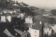 Vista parcial da Vila de Sintra com a Quinta do Relógio e a vila Roma.