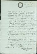 Registo de uma mina de pedra de areia quartzada numa terra denominada o Chafariz situada perto de Papel, freguesia de Rio de Mouro em nome de Pedro José Alfredo Cambournac.