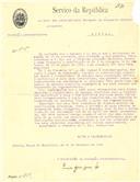 Ofício da Câmara Municipal de Sintra a propor a alteração do nº 1 da cláusula 7ª do contrato celebrado no dia 19 de junho de 1926.