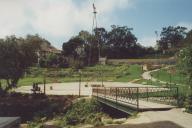 Vista parcial de um espaço verde em Agualva Cacém.