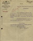 Ofício do Inspetor Técnico das Industrias e Comércio Agricolas, ao Administrador do Concelho de Sintra, remetendo a importância da multa de 130$00, imposta a Manuel Francisco Catalão Júnior e José Estêvão, e os respetivos recibos para entregar aos interessados.