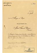 Construção de  uma casa em Carraças, Almargem do Bispo, em nome de Manuel Francisco Redondo, com o Processo OB nº 348/1922, com a licença de construção nº 229 de 03/10/1922. Projeto de Tertuliano de Lacerda Marques.