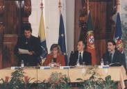 Edite Estrela, Presidente da Câmara Municipal de Sintra, durante a apresentação do Projeto Especial de Urbanismo Comercial do Centro Histórico da Vila de Sintra. 