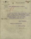 Ofício do Secretário Geral da 1ª Repartição do Governo Civil de Lisboa, [...],               
, ao Administrador do Concelho de Sintra, enviando a quantia de 150$70, referente à despesa com os processos de alvarás de João Duarte de Oliveira e Artur Pereira Simões.