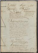 Feito cível de resíduos de testamento de José da Silva, morador no Casal dos Mogos, vila de Mafra, cujo  testamenteiro foi o seu filho Francisco da Silva, morador no mesmo lugar.