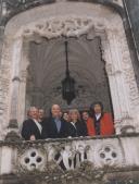 Visita a Sintra dos técnicos da Unesco, acompanhados pela Presidente da Câmara Municipal de Sintra, Edite Estrela e José Cardim Ribeiro, técnico da edilidade, na Quinta da Regaleira.
