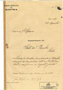 Pedido le licença para proceder a alteração de seu prédio em Portela de Sintra, em nome de Fritz de S. Pressler, com o Processo OB nº 592/1922, com a licença de construção nº 19 de 17/01/1923.