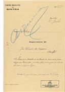 Construção de uma adega em Mucifal em nome de José Policarpo de Sequeira, com o Processo nº OB 263/1921, com a licença de construção nº 176 de 20/09/1921.