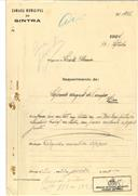 Construção de prédio em Sintra, em nome de Salomão Augusto de Campos, com o Processo OB nº 466/1924, com a licença de construção nº 210 de 23/06/1924 e licença de utilização nº 24 de 24/07/1929.