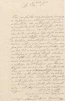 Ofício do Regedor de S. João das Lampas, Manuel Pedro Simões, ao Administrador do Concelho de Sintra, referente à relação em mapa das certidões das intimações que deveriam ser feitas pelo cabo chefe António Lourenço Serra, da Tojeira.