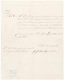 Ofício dirigido ao presidente da Câmara Municipal de Belas proveniente de Joaquim José Dias Lopes de Vasconcelos, Secretário Geral, referente ao orçamento para o ano económico de 1842/43.
