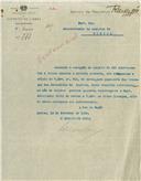 Ofício dirigido ao Administrador do Concelho de Sintra, proveniente do Secretário Geral do Governo Civil do Distrito de Lisboa, solicitando o envio das licenças às Sociedades de Recreio do concelho de Sintra.