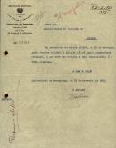 Ofício do Adjunto do Ministério das Obras Públicas e Comunicações, ao Administrador do Concelho de Sintra, devolvendo a guia nº 18.948 que o acompanhava.