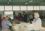 Visita de Rui Silva, Presidente da Câmara Municipal de Sintra, ao Mercado de Fanares.