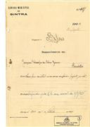 Construção de moradias em Pendão, em nome de Joaquim Policarpo da Silva Júnior, com o Processo OB nº 427/1924, com a licença de construção nº 344 de 05 /09/1924.