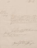 Ofício do Administrador do Bairro Central de Lisboa, Pedro Jorge Bacharel, ao Administrador do Concelho de Sintra, remetendo um mandado com a certidão de intimação ao herdeiro da Viscondessa de Rio Seco.