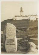 Monumento de homenagem a Paul Harris, fundador do Rotary Club de Sintra junto ao Farol do Cabo da Roca.