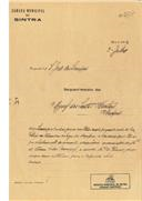 Construção de moradia em Assafora, São João das Lampas em nome de Miguel dos Santos Martins, com o Processo nº OB 275/1922.