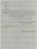 Circular dirigida ao presidente da Câmara Municipal de Belas proveniente de Pedro José de Oliveira, chefe da 4ª Repartição do Distrito de Lisboa, enviando o boletim das leis para arquivar e utilizar quando necessário.
