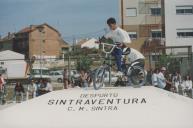 Prova de BMX, em Casal de Cambra, no âmbito do programa Sintraventura da Câmara Municipal de Sintra.